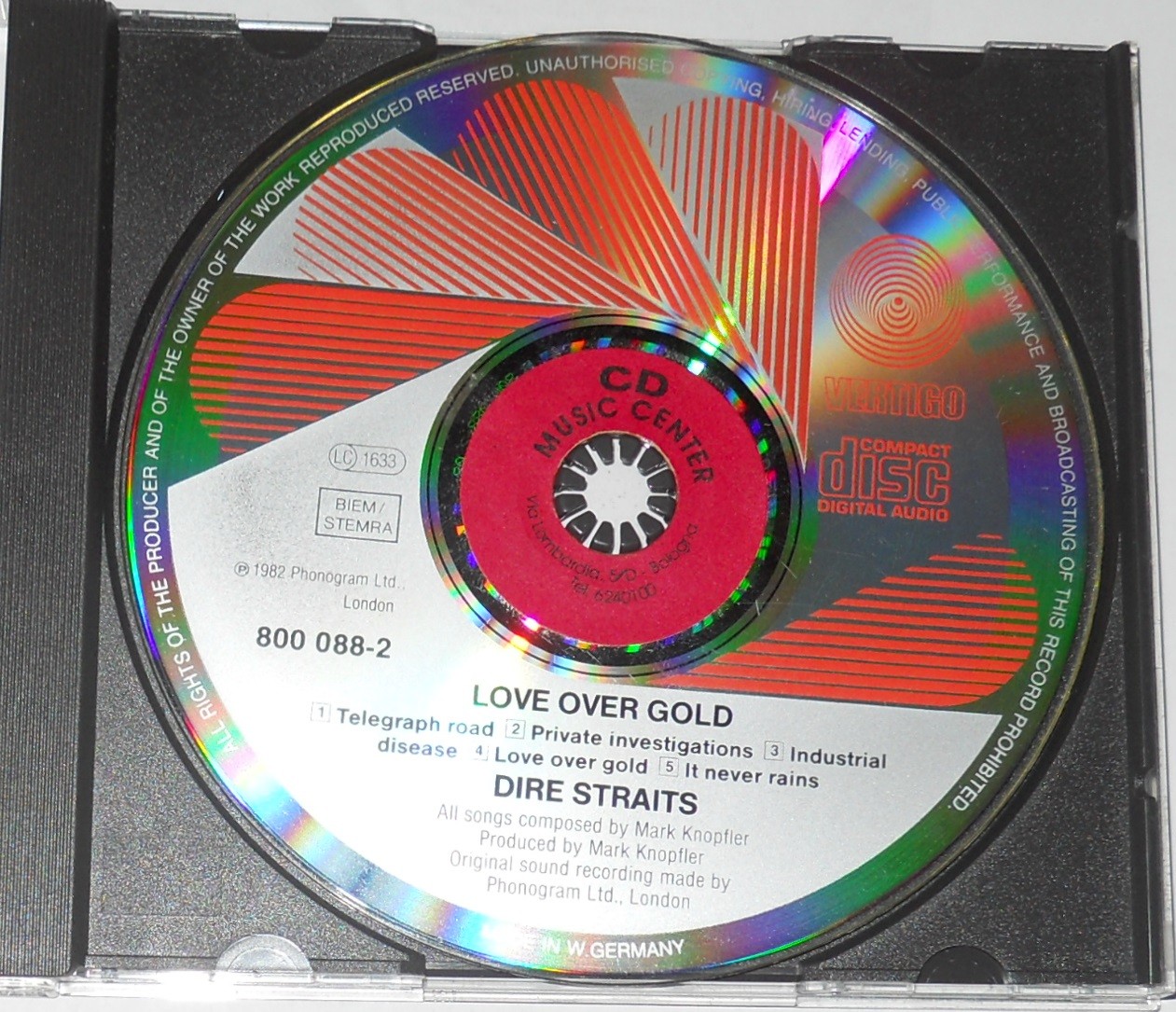 Dire Straits - Love Over Gold