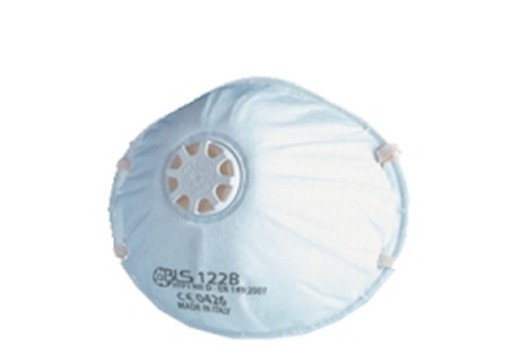 PEZZI 15-MASCHERE ANTIPOLVERE BLS 122B FFP1 CON VALVOLA