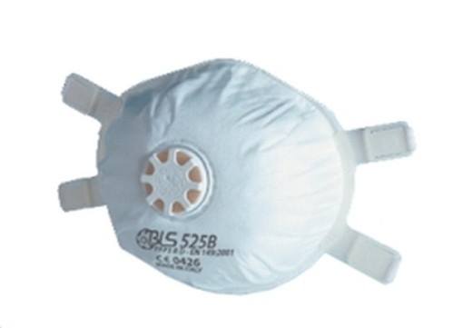 PEZZI 5-MASCHERE ANTIPOLVERE BLS 525B FFP3D CON VALVOLA