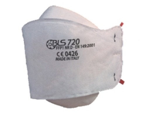 PEZZI 20-MASCHERE ANTIPOLVERE BLS 720 FFP1 SENZA VALVOLA