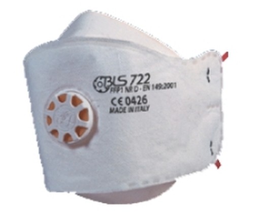 PEZZI 10-MASCHERE ANTIPOLVERE BLS 722 FFP1 CON VALVOLA