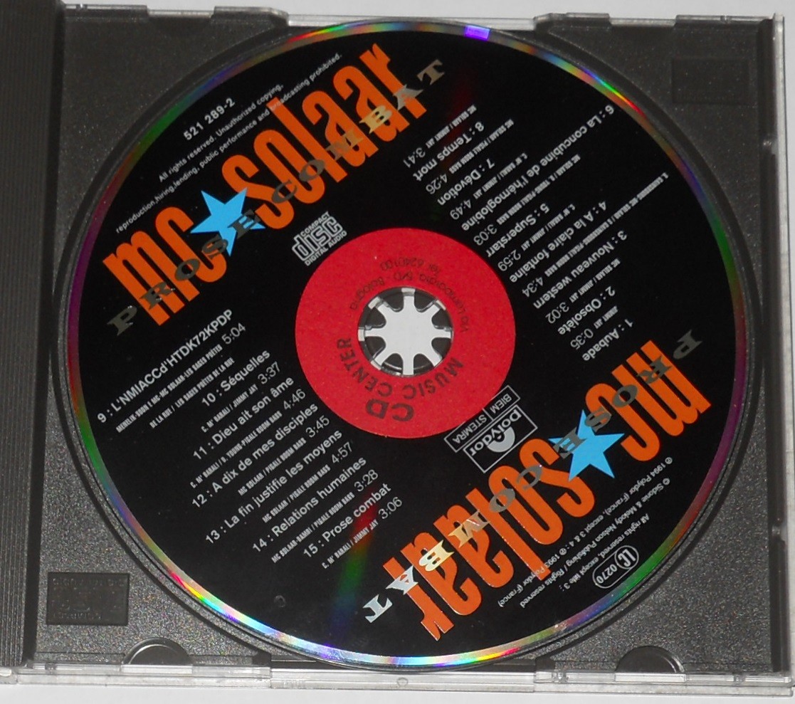 Mc Solaar - Prose Combat 