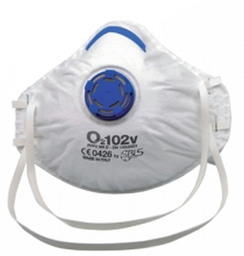 PEZZI 20-MASCHERE ANTIPOLVERE BLS O2 102V FFP2 CON VALVOLA