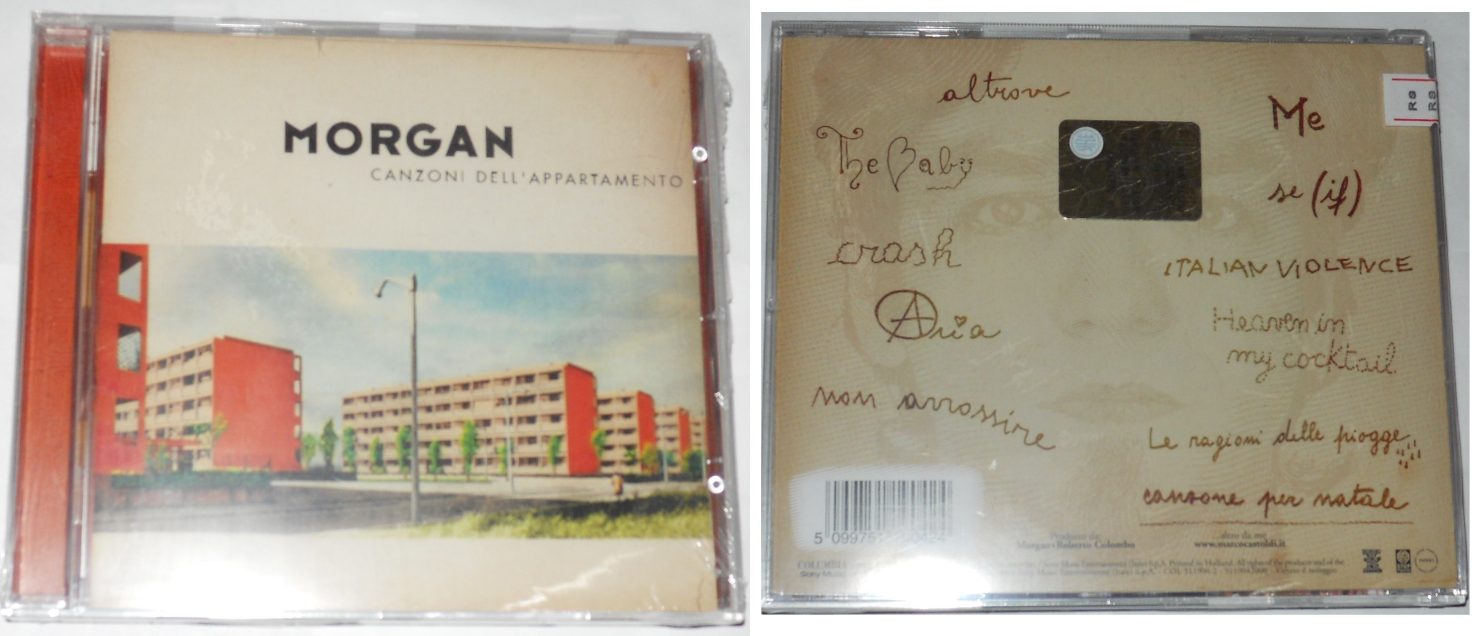 Morgan  Canzoni Dell'Appartamento