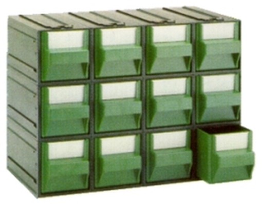 CASSETTIERE MOBIL PLASTIC A1 12 CASSETT