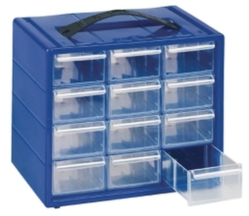 CASSETTIERE MOBIL PLASTIC ESPACE 12 CASS