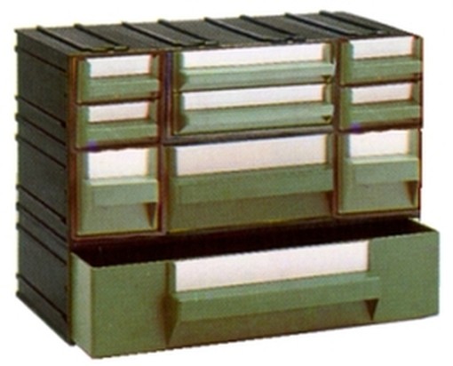 CASSETTIERE MOBIL PLASTIC M 10 CASSETT