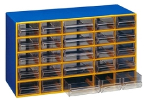 CASSETTIERE MOBIL PLASTIC T/25 25 CASS.