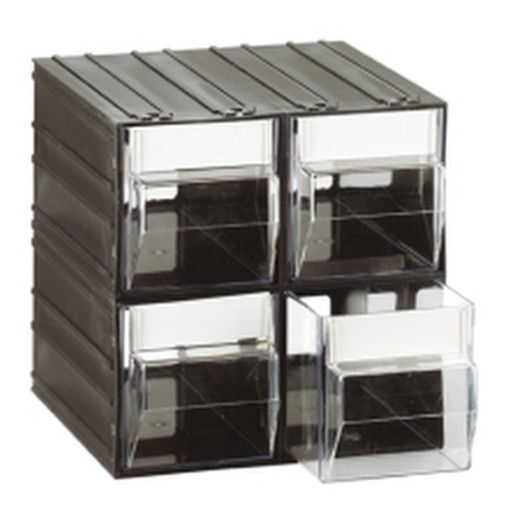 CASSETTIERE MOBIL PLASTIC T44 4 CASSETTI