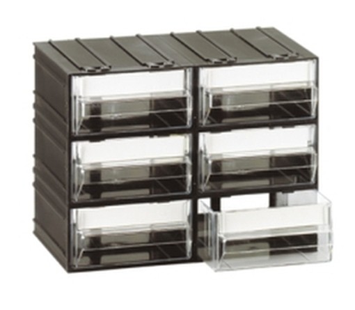 CASSETTIERE MOBIL PLASTIC T/C 6 CASSETTI