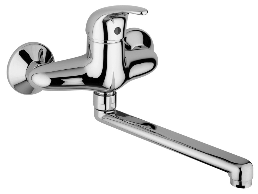 NETTUNODUE Miscelatore lavello muro NETTUNOdue