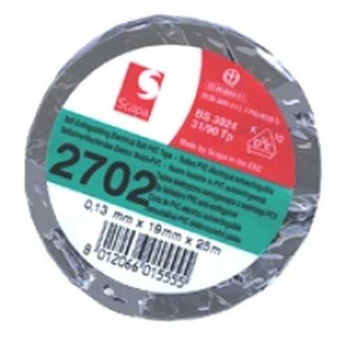 PEZZI 10-NASTRO ISOLANTE GRIGIO MM.15X10M.