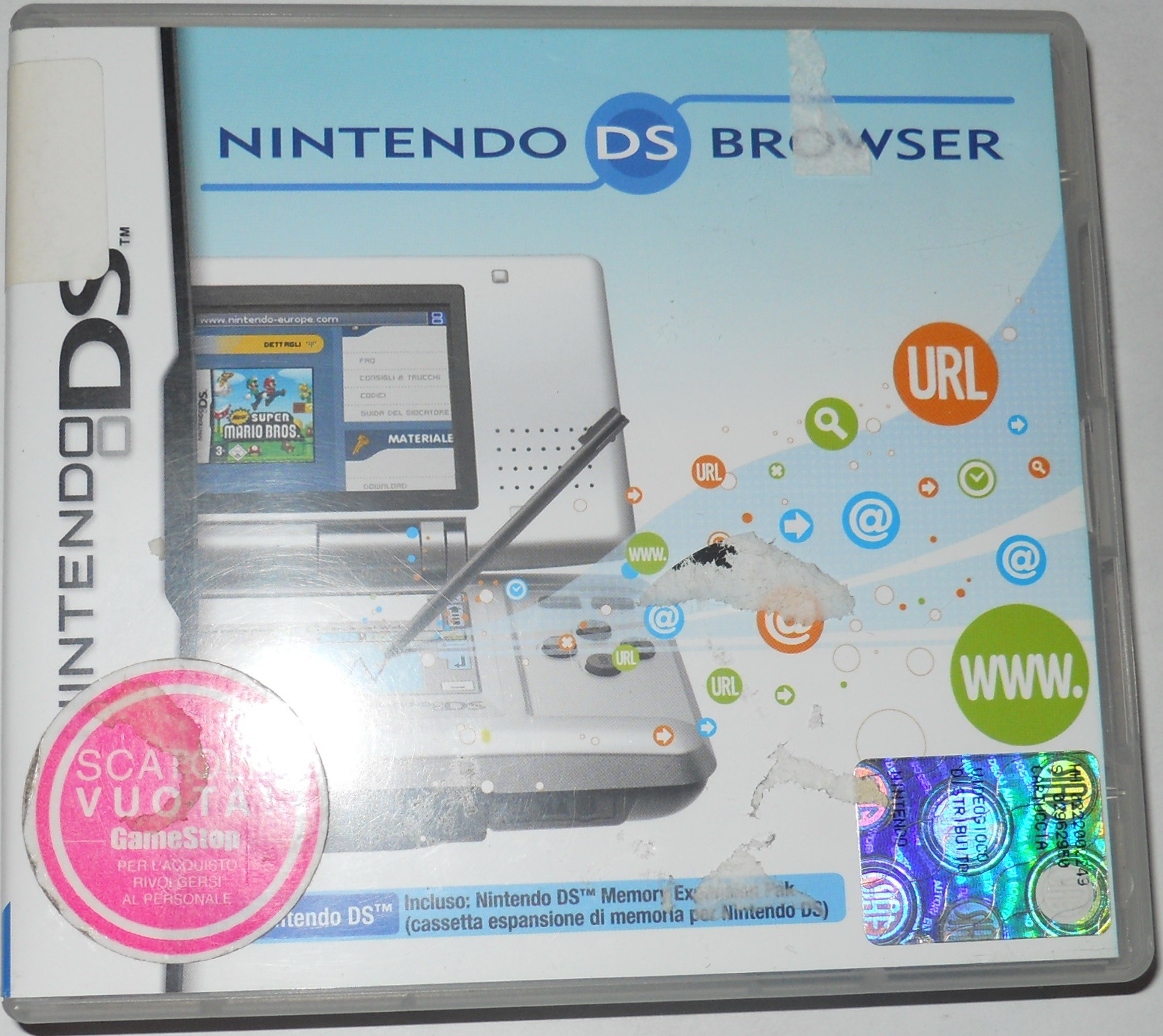 Nintendo DS  Browser + Memory Expansion PAK