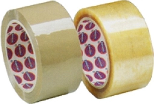 ROTOLI 36-NASTRO IMBALLO PVC 330 TRASPARENTE 50X66