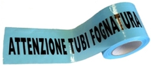 NASTRO SEGNALETICO TUBO FOGNAT. M.200