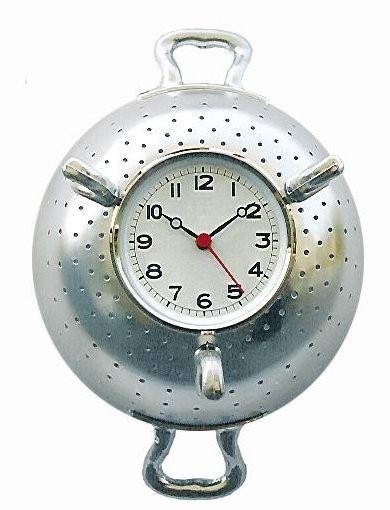 OTTINETTI COLAPASTA OROLOGIO ALLUMINIO SATINATO cm. 22