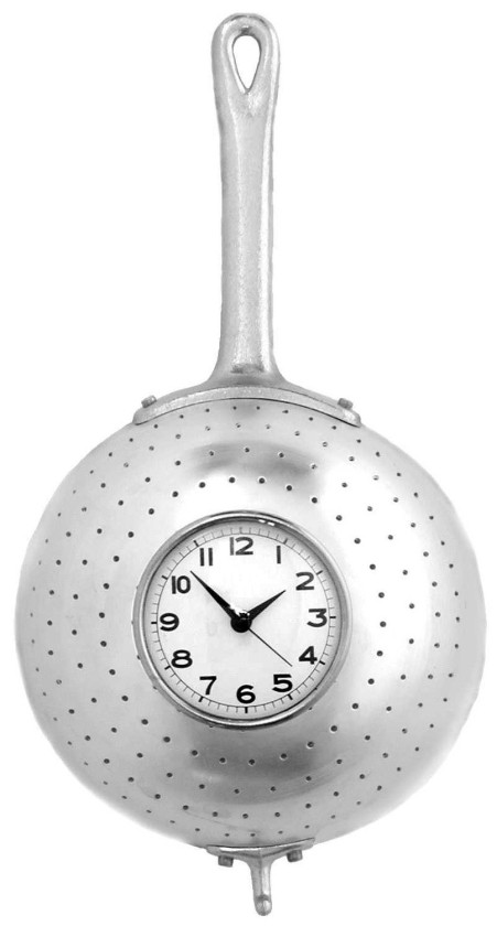 OTTINETTI COLINO OROLOGIO ALLUMINIO SATINATO cm. 20