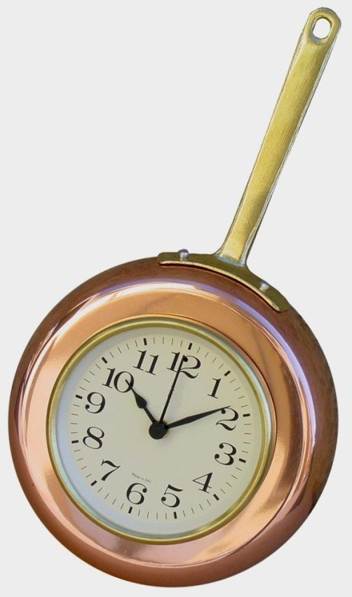 OTTINETTI TEGAME OROLOGIO RAME LUCIDO UN MANICO cm. 20