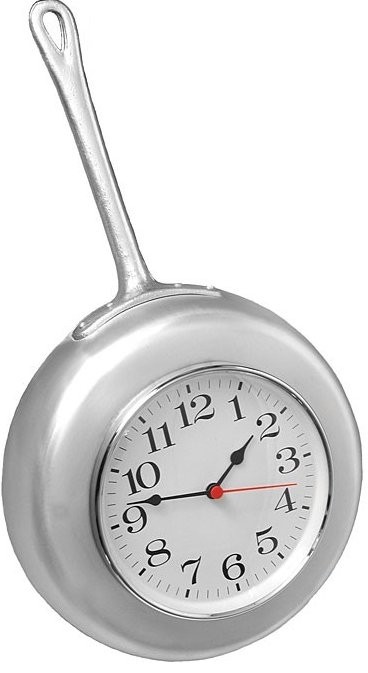 OTTINETTI TEGAME OROLOGIO ALLUMINIO SATINATO UN MANICO cm. 20