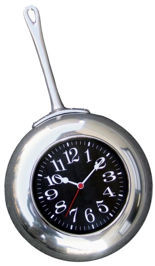 OTTINETTI PADELLA OROLOGIO ALLUMINIO LUCIDO cm. 24