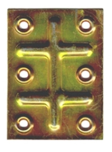 PEZZI 100-PIASTRINE RETTANGOLARI 642-70X50