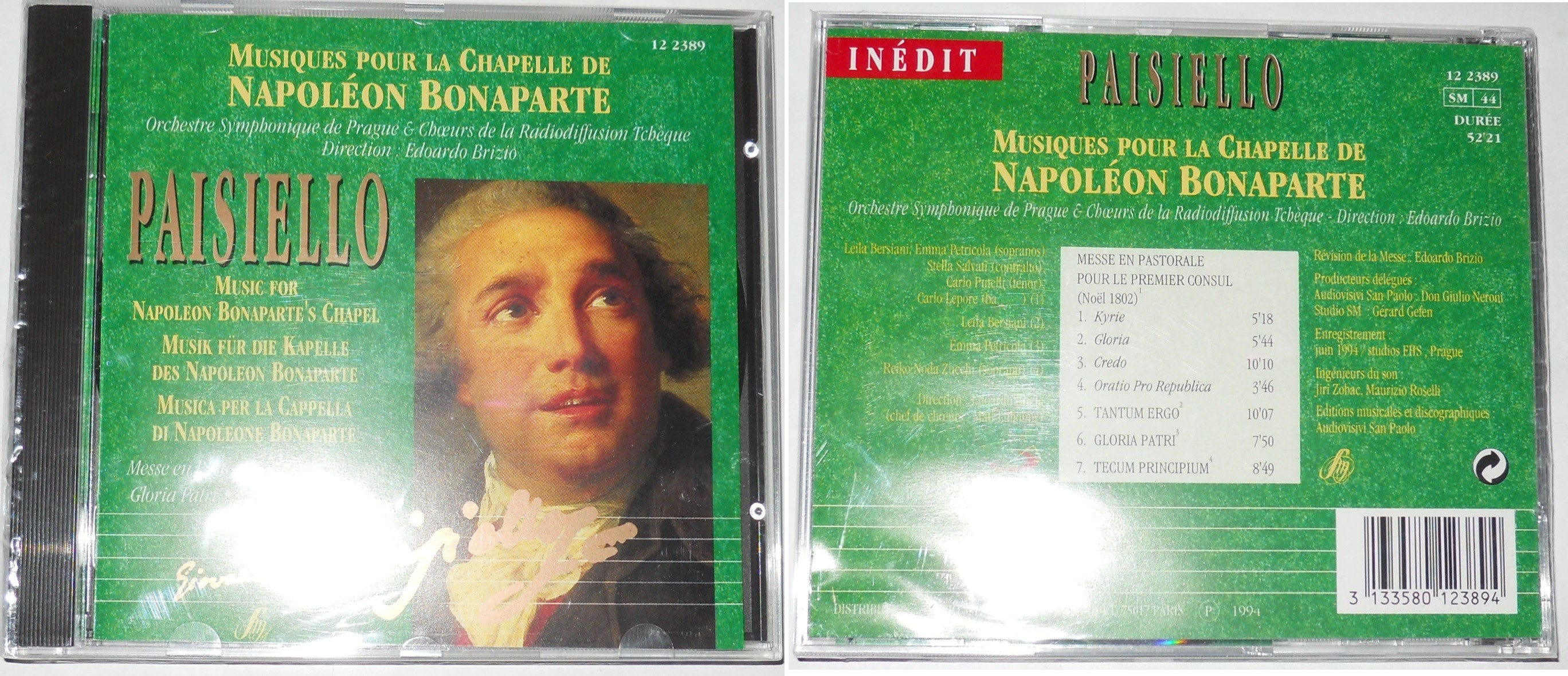 PAISIELLO - Musiques Pour La Chapelle De Napoleon Bonaparte