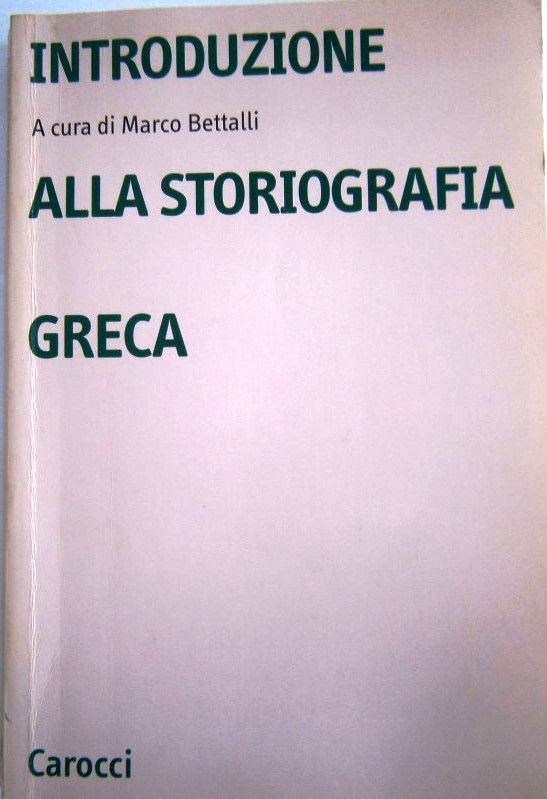 Introduzione alla storiografia greca