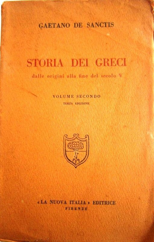 Storia dei greci dalle origini alla fine del secolo V. Volume secondo