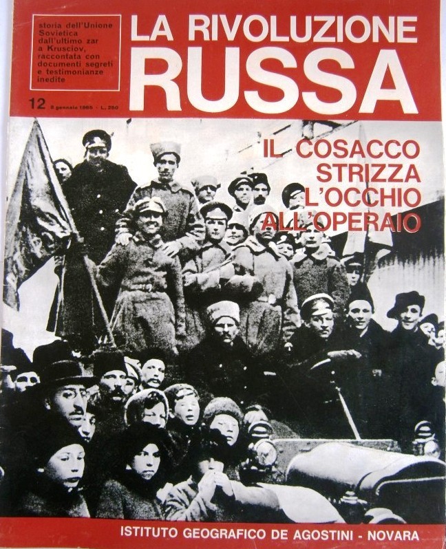 La rivoluzione russa. N. 12. Il cosacco strizza l'occhio all'operaio