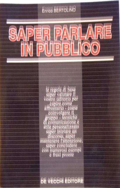 Saper parlare in pubblico