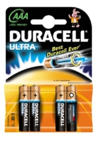 BLISTER 10-PILE DURACELL_ULTRA MINI 4PZ