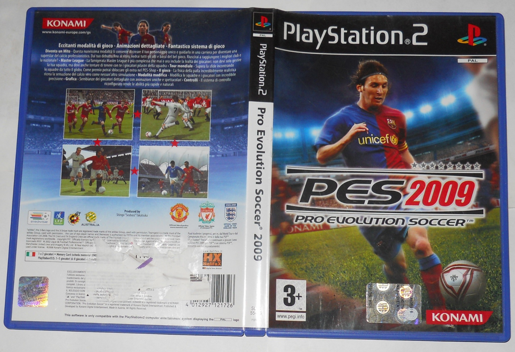 PES Pro Evolution Soccer 2009 - PS2 Playstation 2