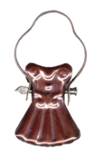 PEZZI 100-PINZETTE GIGANTI X TENDE BRONZATO