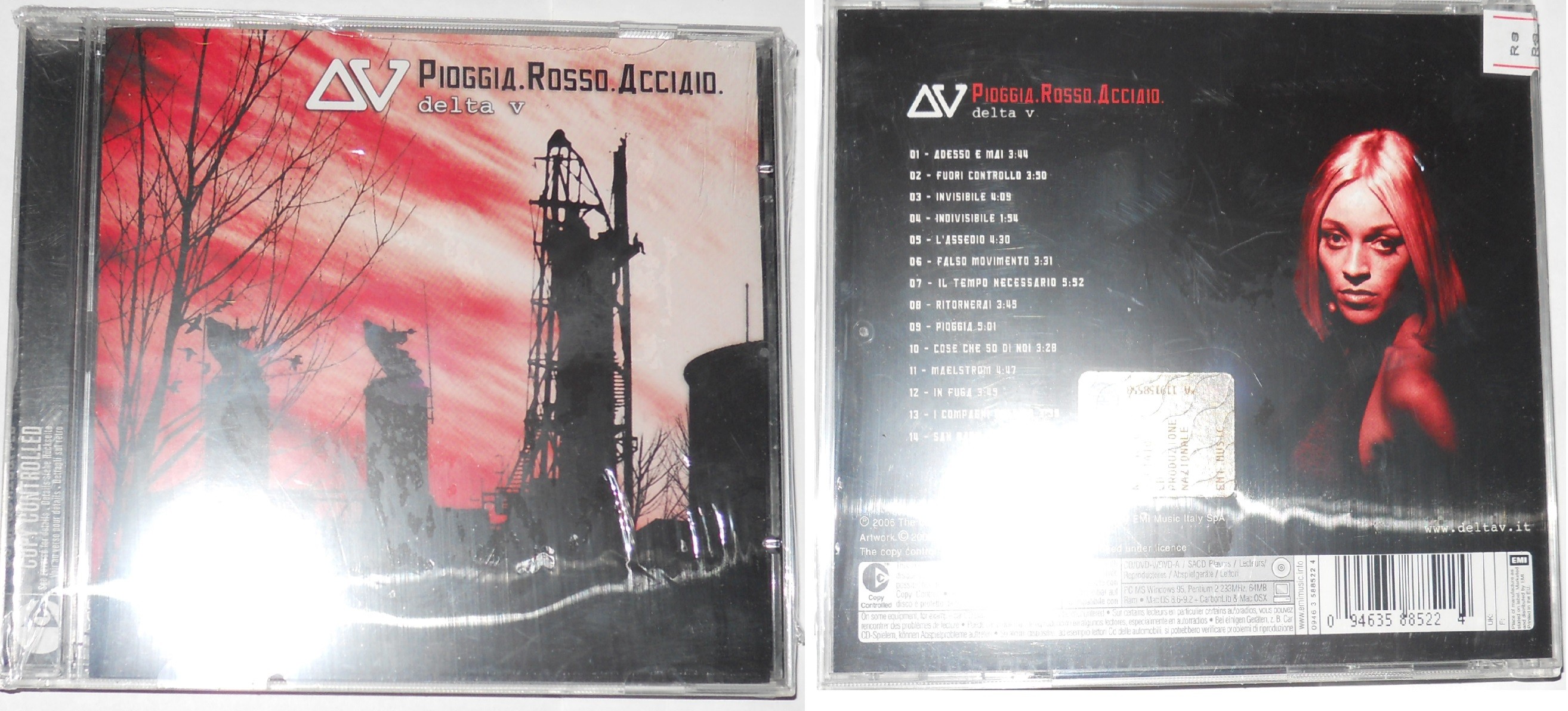 Delta V - Pioggia Rosso Acciaio
