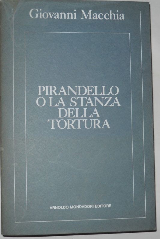 Pirandello o la stanza della tortura
