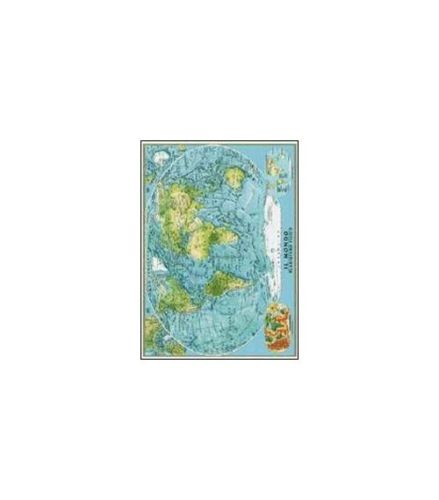 MONDO PLANISFERO FISICO 109X76
