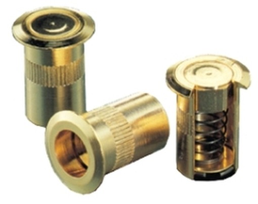 POZZETTI OTTONE CON MOLLA MM.16