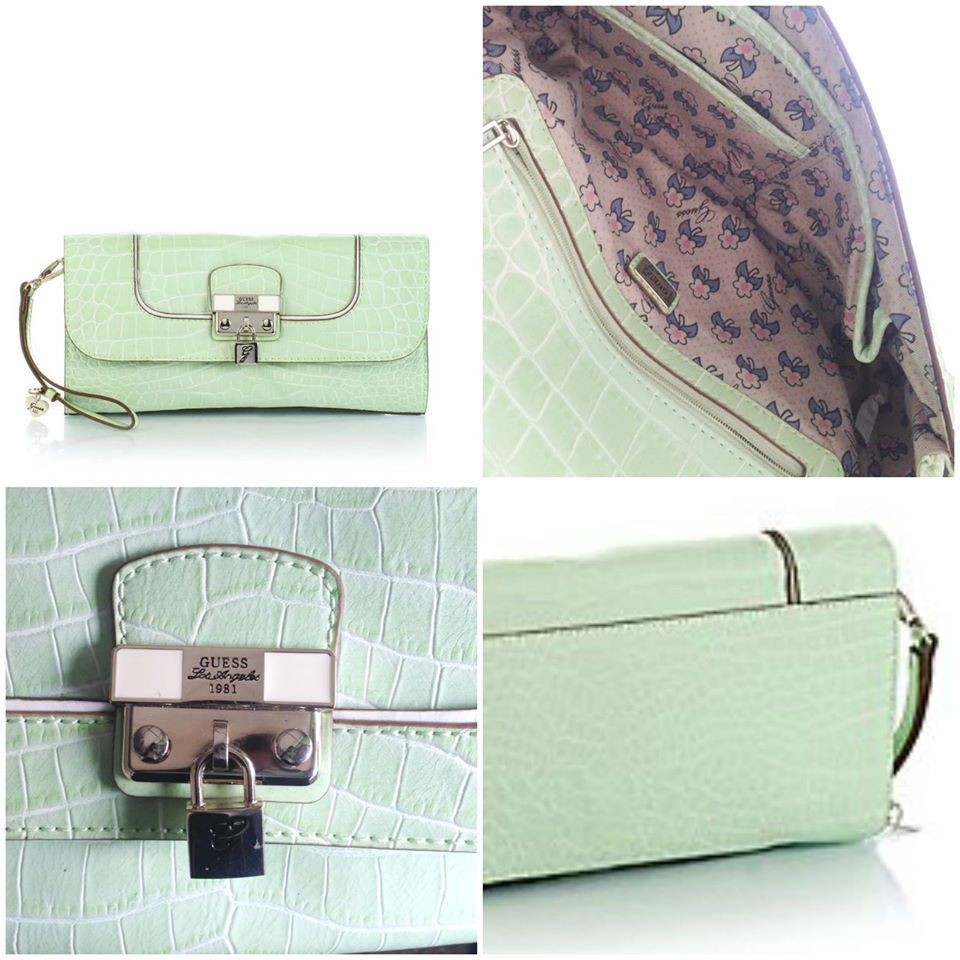 Borsa Donna Guess YORKSHIRE col. MENTA. Pacco regalo gratuito