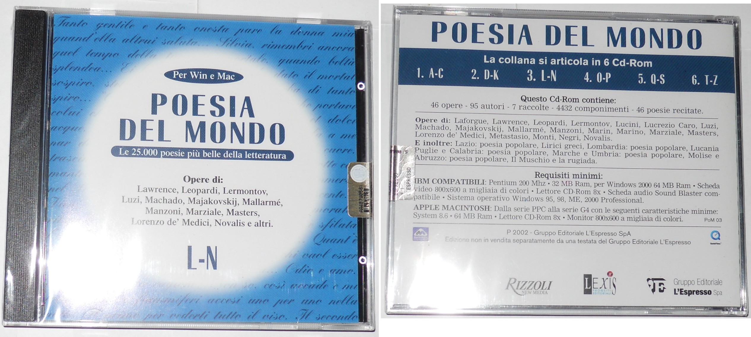 Poesia del Mondo L-N