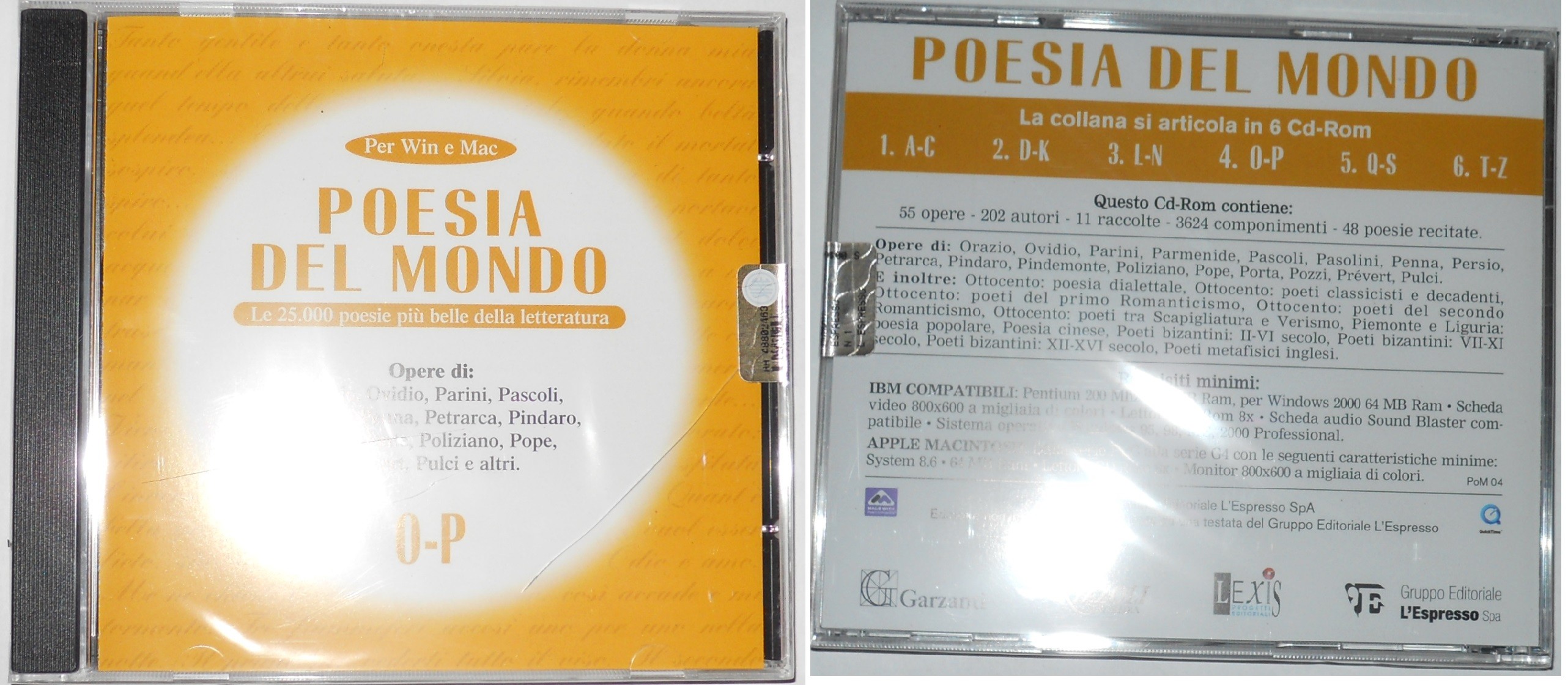 Poesia del Mondo O-P 