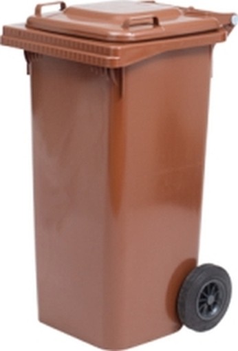 PORTAIMMONDIZIE QUADRI LT.120 MARRON