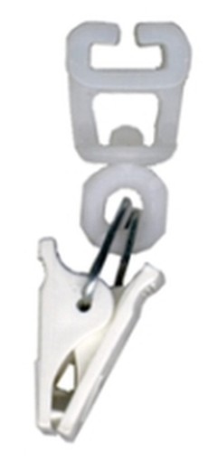 PEZZI 500-PINZETTE CON SCORREVOLE NYLON