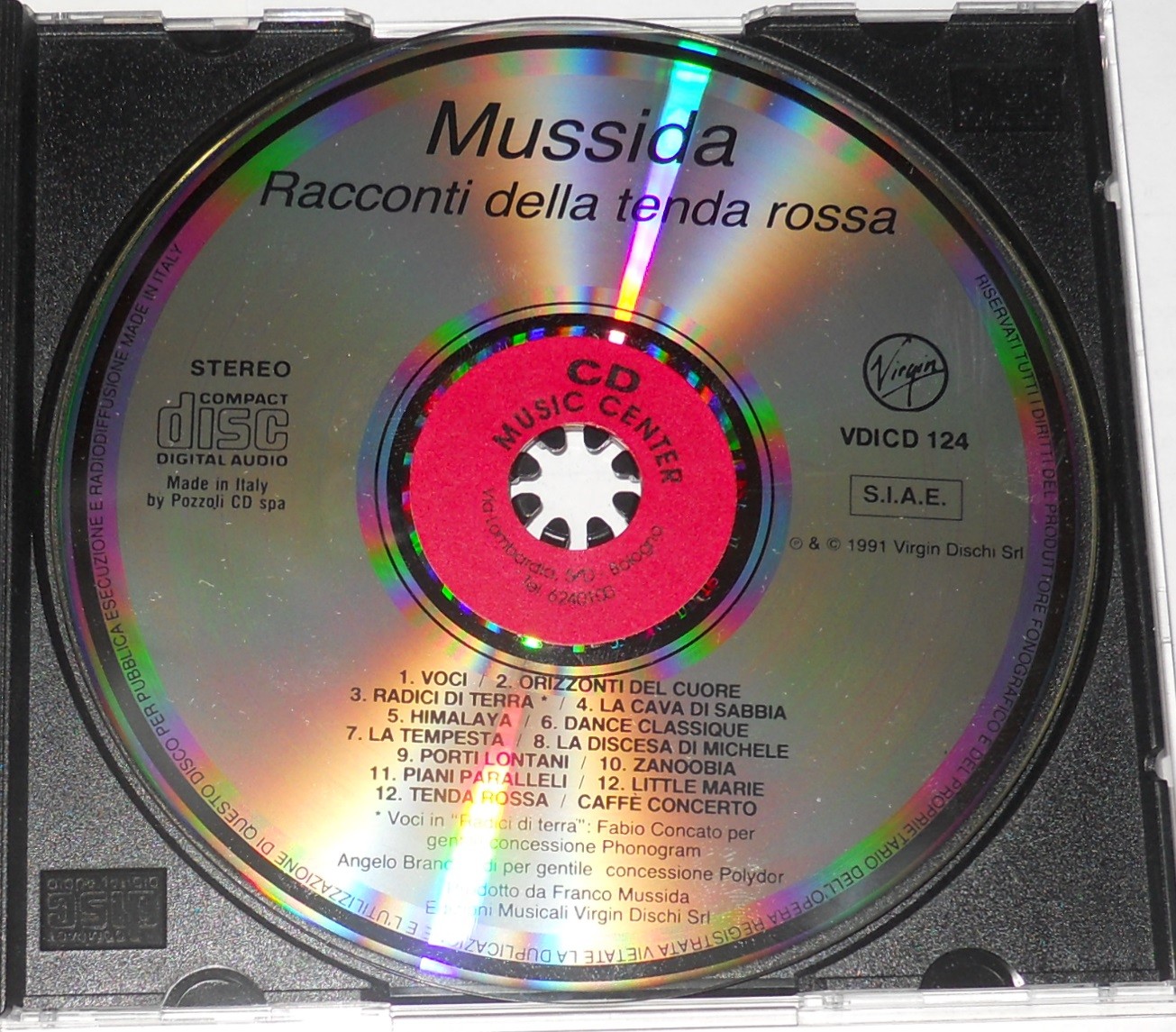 Mussida - Racconti della tenda rossa 
