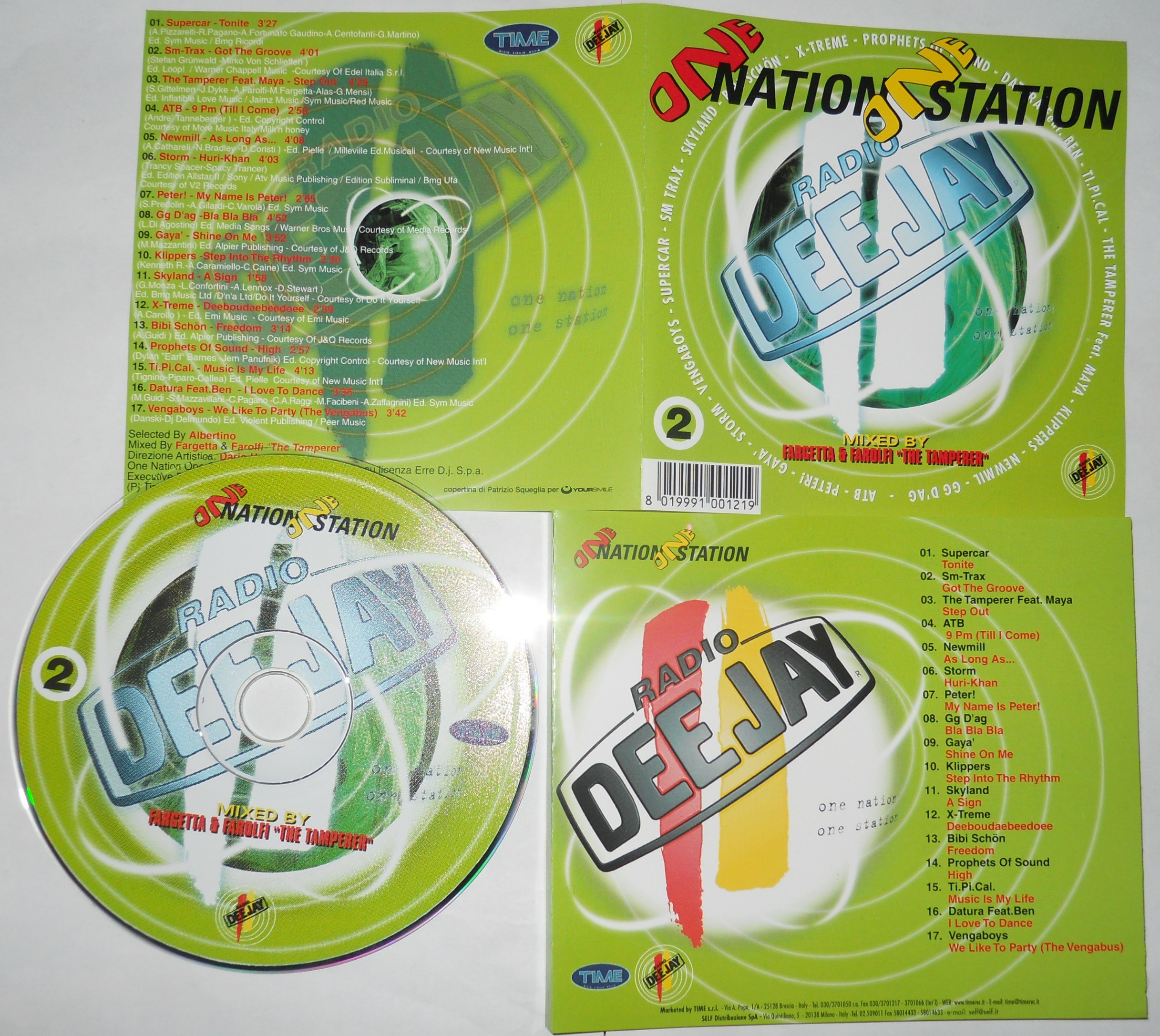 One Nation One Station Vol.2. Mix By Fargetta e Farolfi - CD..
