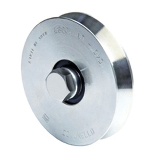 PEZZI 2-RUOTE IN ACCIAIO ZINCATO CANCELLI 300/140 V