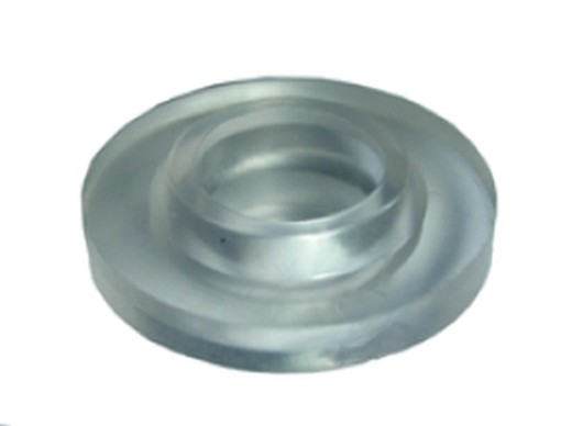 PEZZI 100-RONDELLE ELASTICHE PVC TRASPARENTE 