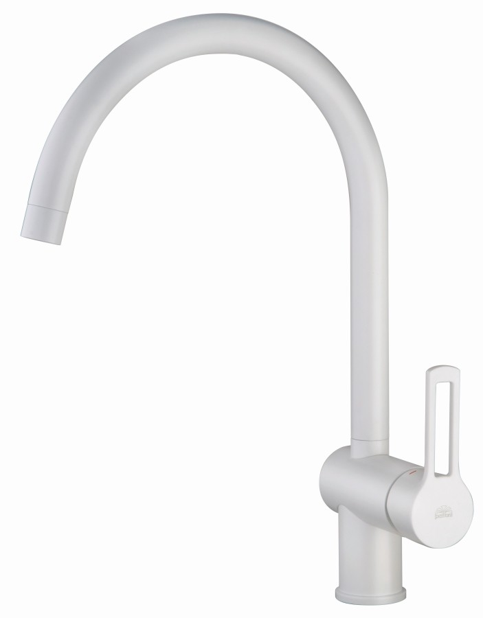 RINGO Miscelatore lavello canna tubo Ombrello bianco opaco
