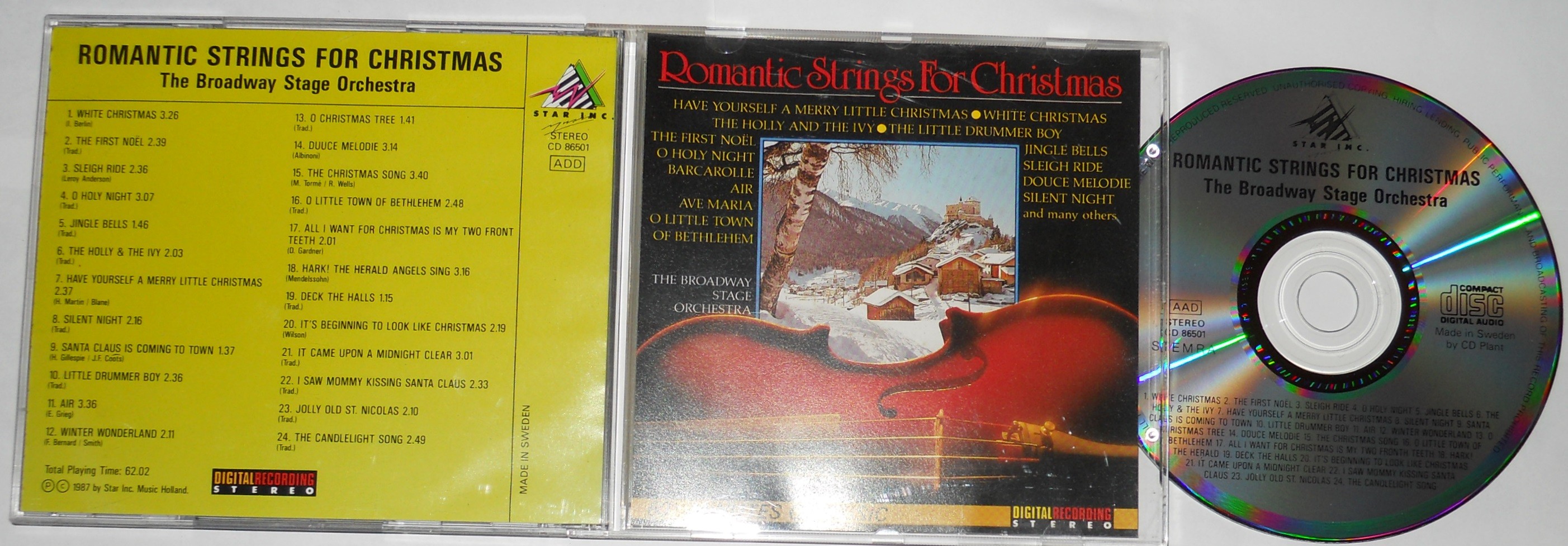 Romantic Strings For Christmas - The Broadway Stage Orchestra