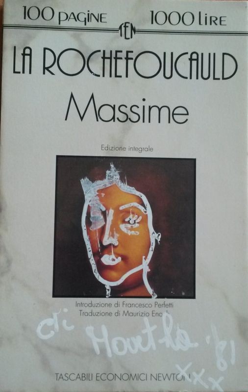 Massime ,La Rochefoucauld,Newton Compton editori