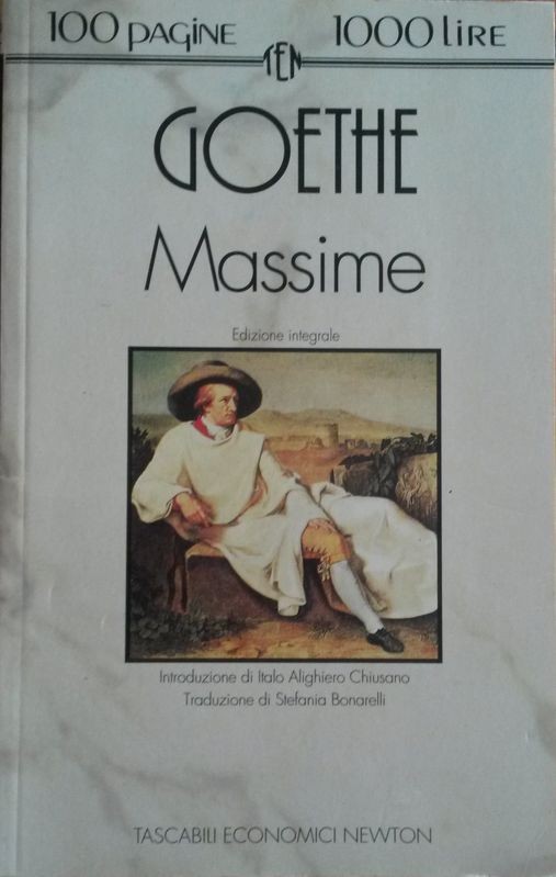Massime ,Goethe,Newton Compton editori